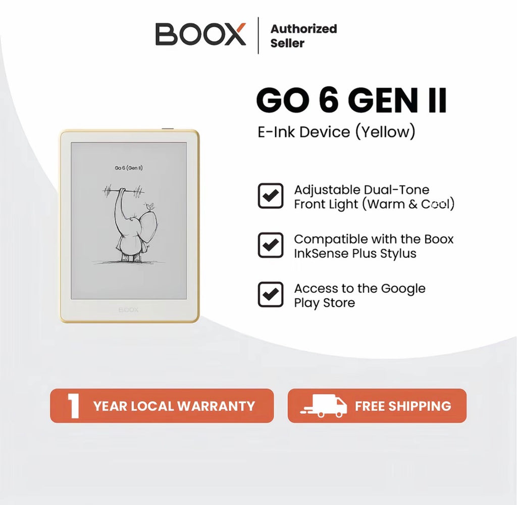 BOOX Go 6 E-ink Device Tablet