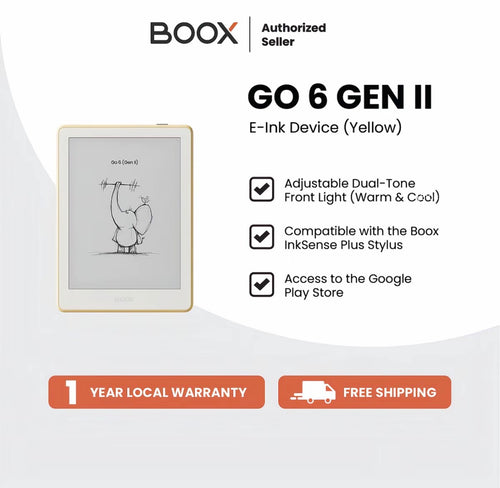 BOOX Go 6 E-ink Device Tablet