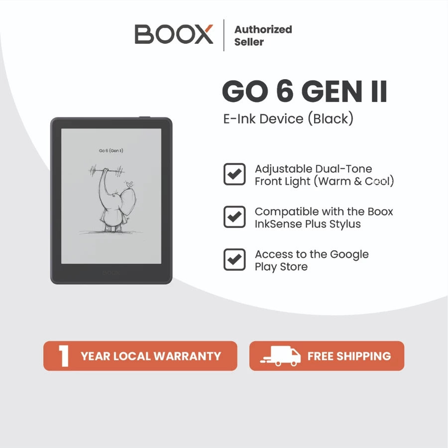 BOOX Go 6 E-ink Device Tablet