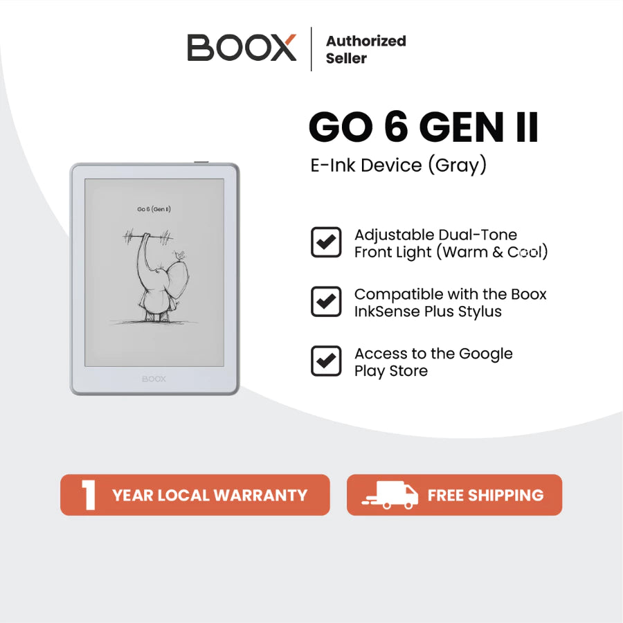BOOX Go 6 E-ink Device Tablet