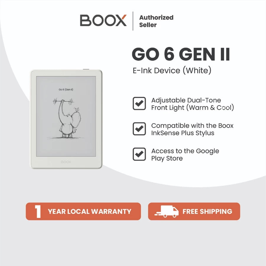 BOOX Go 6 E-ink Device Tablet